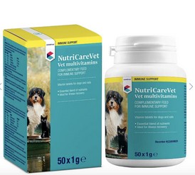 NUTRICAREVET MULTIVITAMINES 50X1G