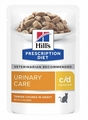 HILLS PDIET FELINE CD CHICKEN POUCH 12X85G